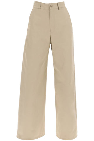 cotton gabardine trousers S62KB0195 M35074 SAND BEIGE