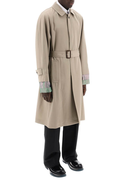 "trench coat with discreet S67AH0043 M35062 STONE