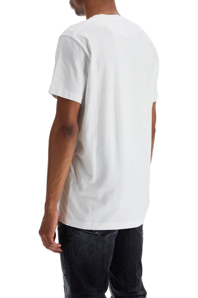 white cotton t-shirt with phys ed. '64 logo S71GD1458 D20014 WHITE