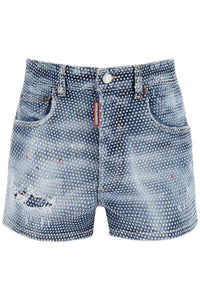 hollywood wash hot pant shorts S72MU0488 S30342 NAVY BLUE