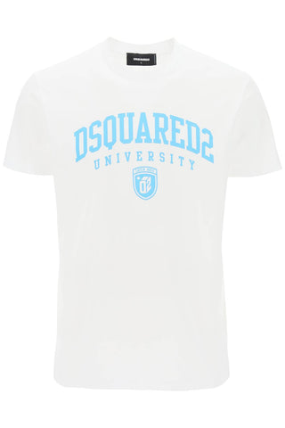 college print t-shirt S74GD1166 S23009 WHITE