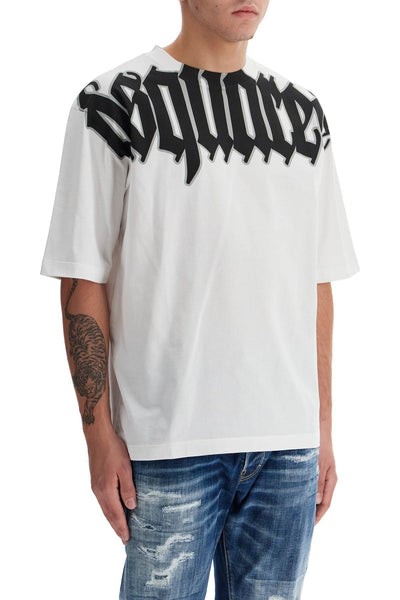 loose logo print t-shirt with S74GD1264 S23009 WHITE