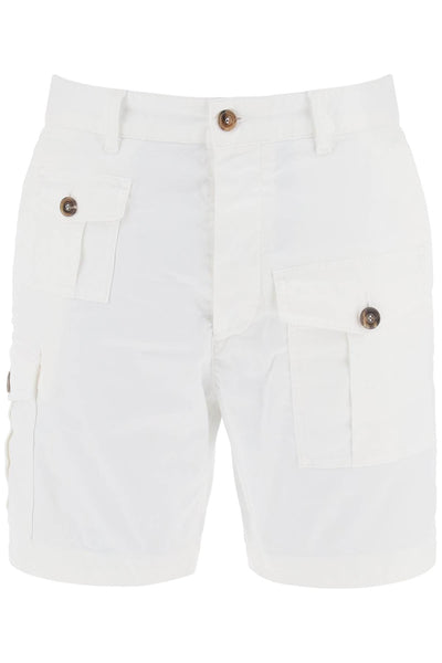 sexy cargo bermuda shorts for S74MU0780 S39021 WHITE