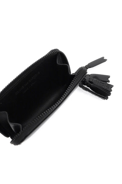 mini multi-zip wallet with SA0410XZM BLACK