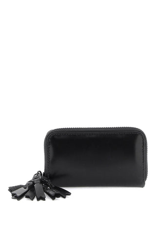 mini multi-zip wallet with SA0410XZM BLACK