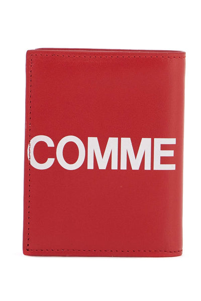 unisex red calfskin wallet with large logo sa0641hl SA0641HL RED