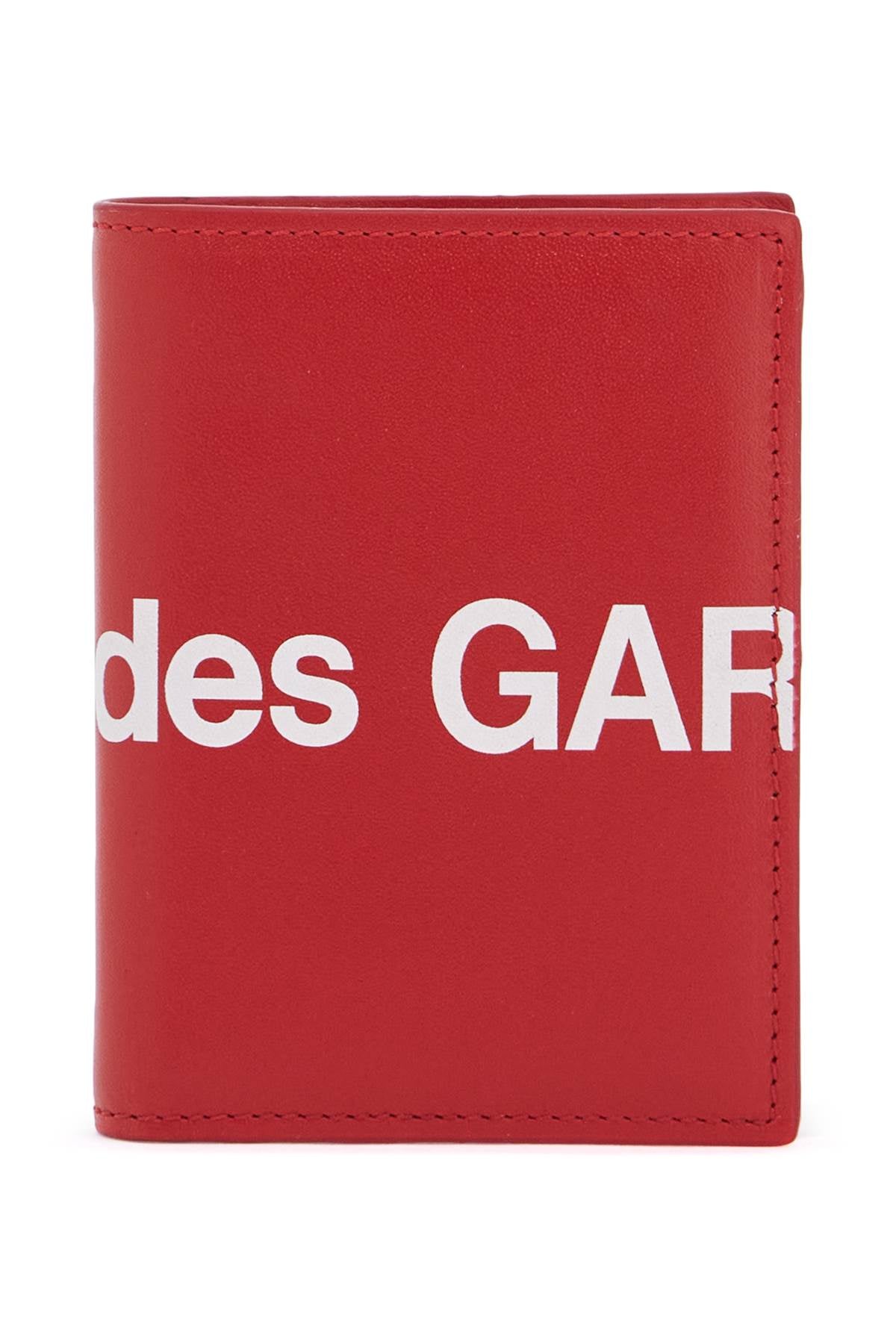 unisex red calfskin wallet with large logo sa0641hl SA0641HL RED