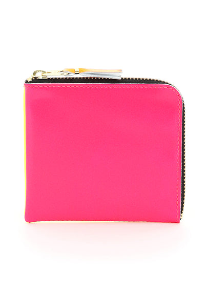 super fluo flat wallet SA3100SF PINK YELLOW