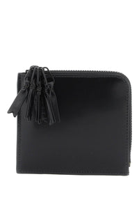 leather multi-zip wallet with SA3100ZM BLACK