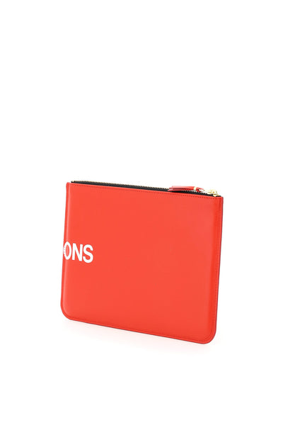 leather pouch with logo SA5100HL RED