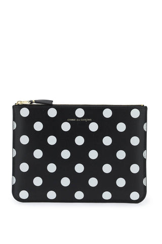 polka dots pouch SA5100PD BLACK