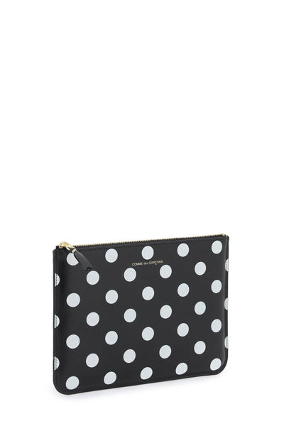 polka dots pouch SA5100PD BLACK