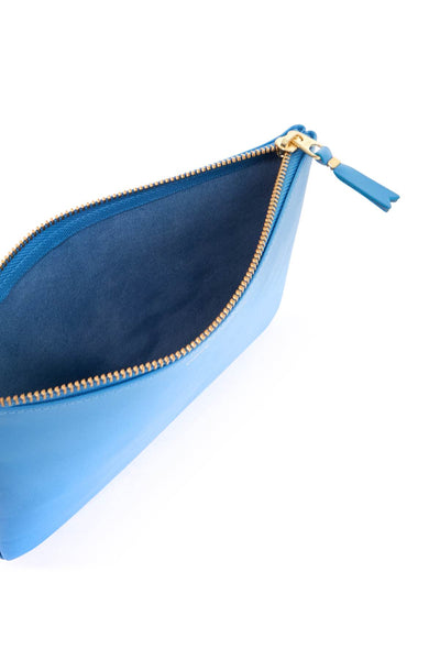 smooth leather pouch in seven words SA5100 BLUE