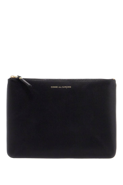 smooth leather pouch in seven words SA5100 BLACK