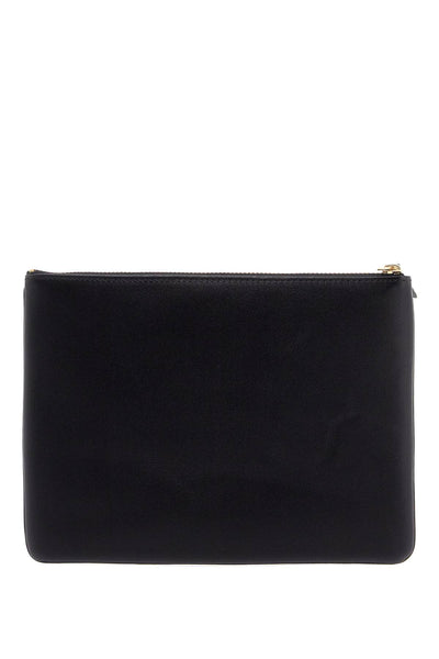 smooth leather pouch in seven words SA5100 BLACK