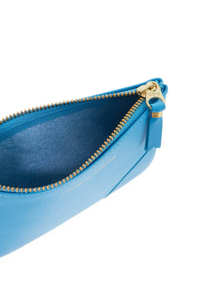 "classic leather mini pouch for everyday SA8100 BLUE