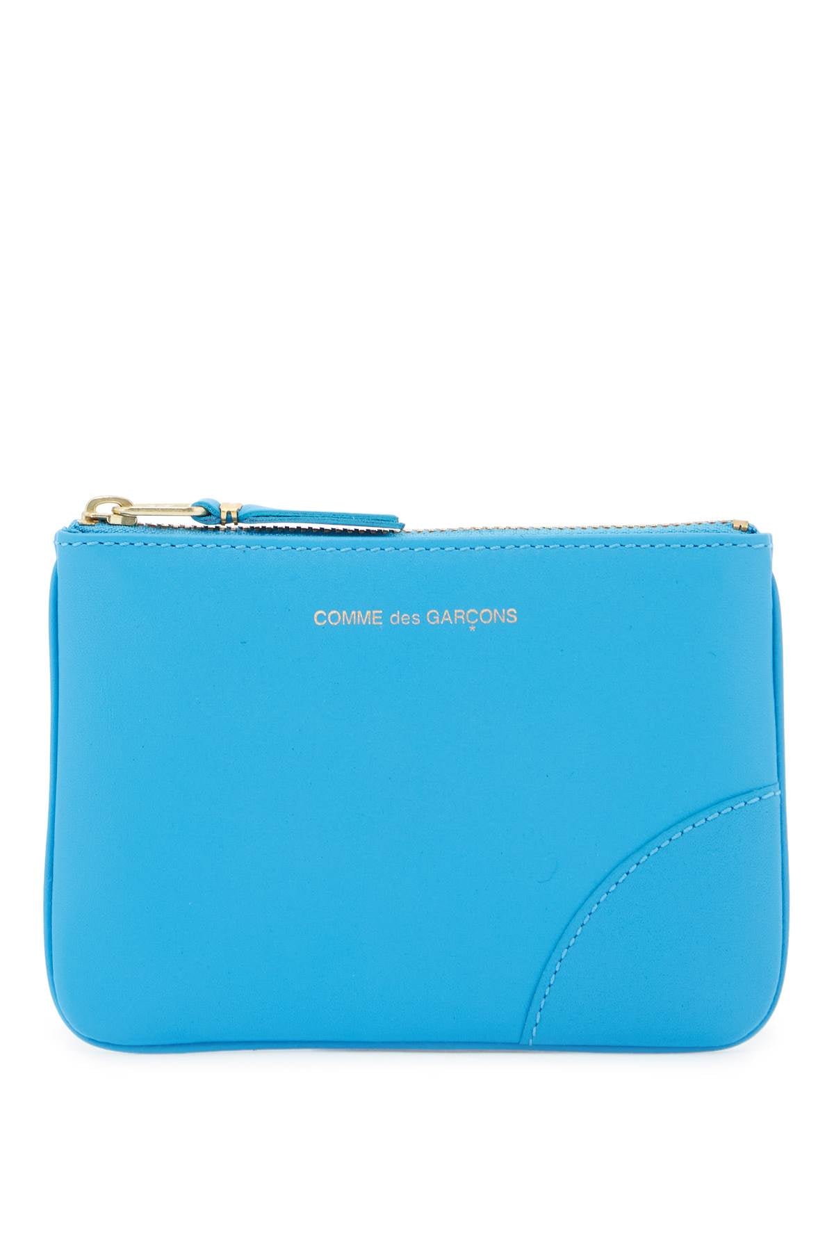 "classic leather mini pouch for everyday SA8100 BLUE