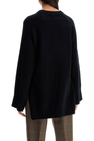 safi wool and cashmere pullover SAFI BLACK