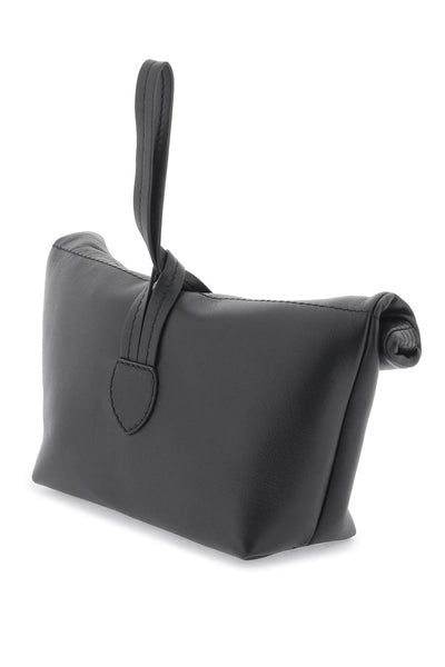 leather clutch bag SB2WD0082 P6758 BLACK