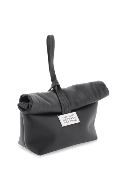 leather clutch bag SB2WD0082 P6758 BLACK