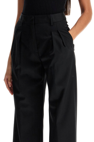 double pleat trousers SBIRU BLACK