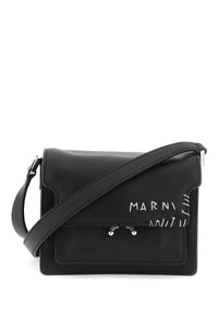 Marni mini soft trunk shoulder bag SBMP0075L4P6533 BLACK