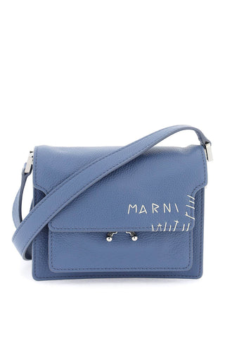 Marni mini soft trunk shoulder bag SBMQ0046L2P6533 OPAL
