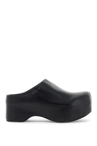 chunky clog sabot with SBMS009704 P3628 BLACK