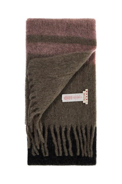 mohair scarf for stylish SCMC0122Y0 UAW037 PRUNE VIOLET