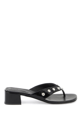Paloma wool studded flip-flop sandals SH0009 BLACK