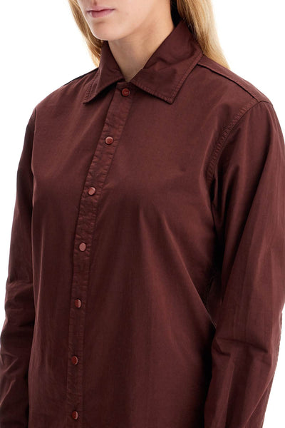 cotton dyed in the garment shirt SH1068 LF1206 COCOA BEAN