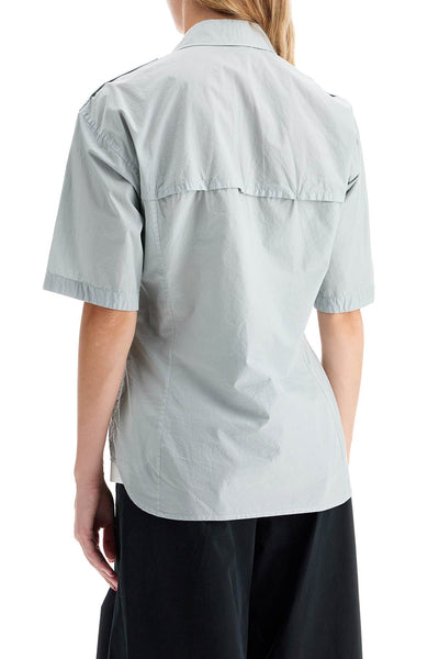 short-sleeved 'reporter' SH1085 LF1218 CLOUD GREY