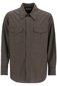 western shirt with snap buttons SH1100 LF588 ESPRESSO | Italystation.com