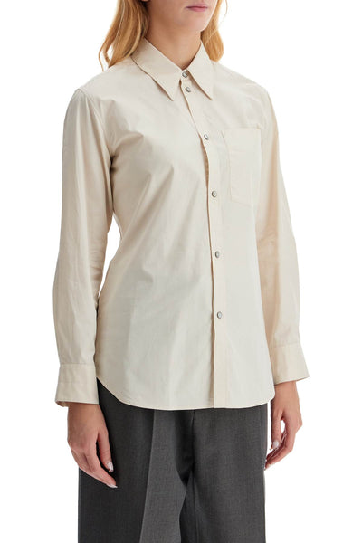 long-sleeved crinkled SH1130 LF839 LIGHT CREAM