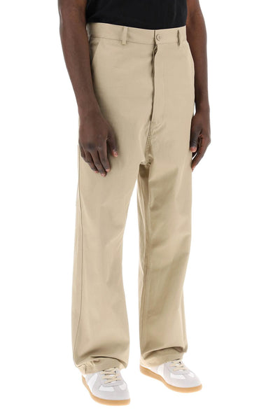 loose straight leg pants with a SH2KA0005 M35074 SAND BEIGE