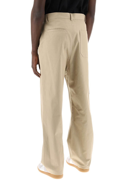 loose straight leg pants with a SH2KA0005 M35074 SAND BEIGE