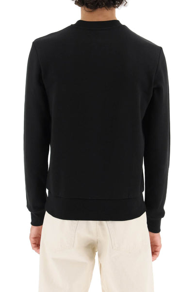 classic fit crewneck sweatshirt SH9608 BLACK