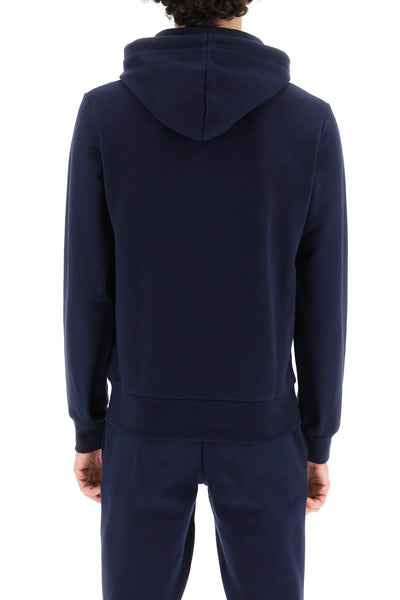 hoodie with logo patch SH9623 BLU NAVY