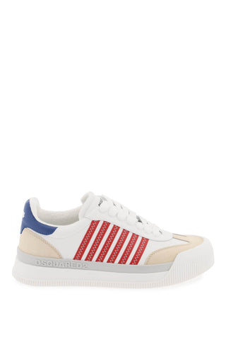 Dsquared2 new jersey sneakers SNM0342 11100001 WHITE RED BLUE