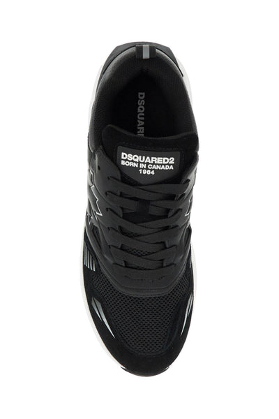 dash sneakers running SNM0376 01503805 NERO+BIANCO