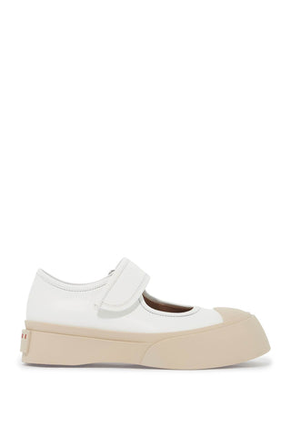 pablo mary jane nappa leather sneakers SNZW003120 P2722 LILY WHITE