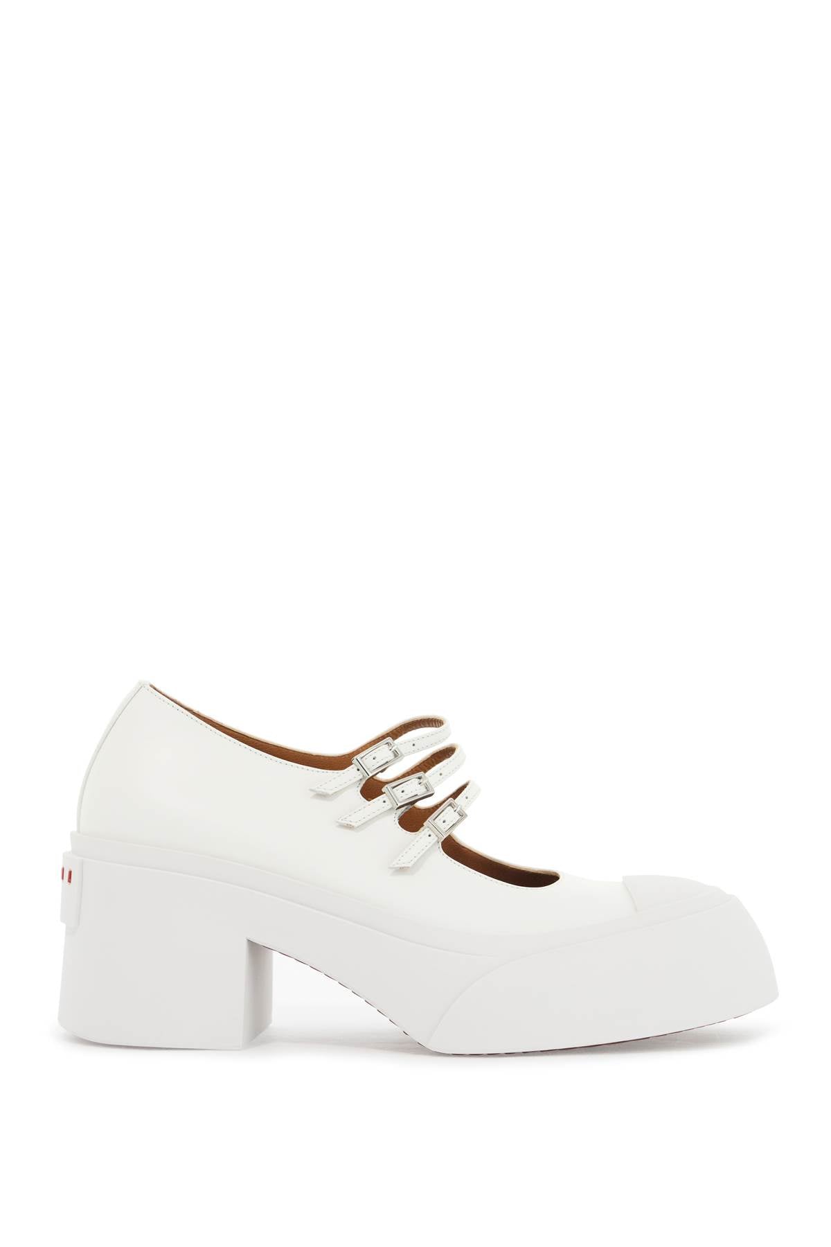 MARNI mary jane pablo - classic SNZW018340P2722 LILY WHITE