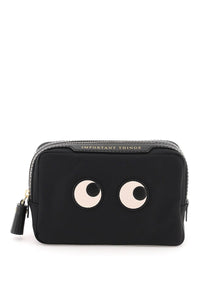 important things eyes nylon pouch SS220218 164962 BLACK