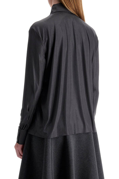 fluid jersey lamé nk blouse ST3246LM381027 CHARCOAL