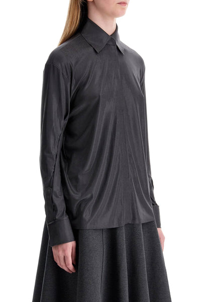 fluid jersey lamé nk blouse ST3246LM381027 CHARCOAL