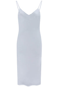 crepe satin slip dress ST4233CBB74058 SILVER