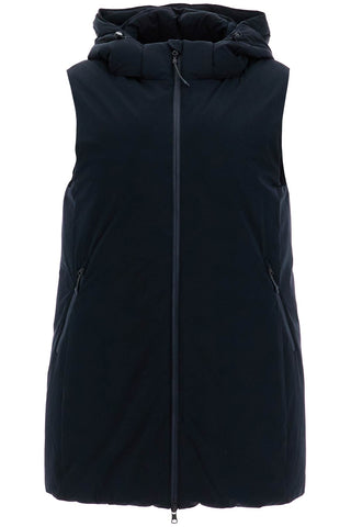 sleeveless down jacket STAMPA BLU