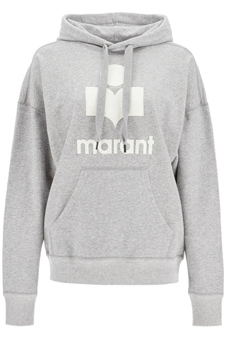 mansel hoodie with flocked logo SW0001FA A1M07E GREY/WHITE