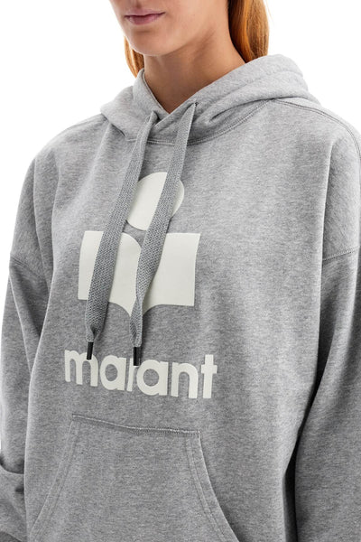 mansel hoodie with flocked logo SW0001FA A1M07E GREY/WHITE