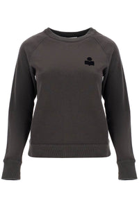 milla cotton sweatshirt with round neck SW0004FA A1M07E FADED BLACK